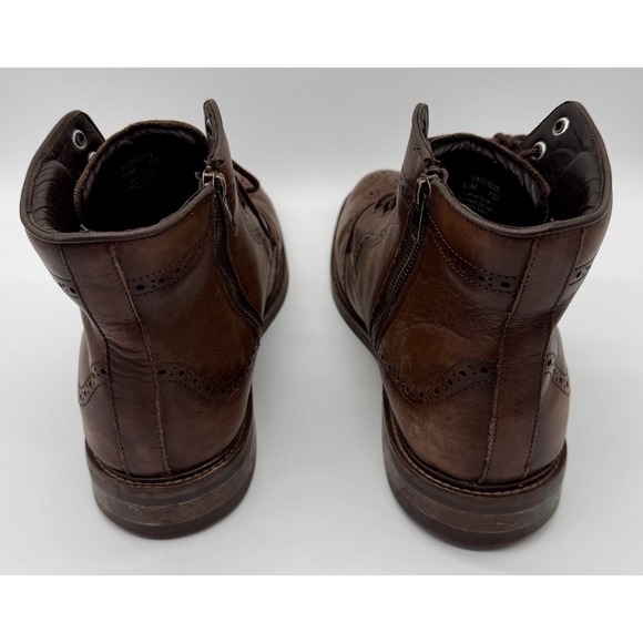 Flag Ltd X Nappa Glove Men\'s Brown Leather Boots Brazil Size 13M 724FL0026‎ main image 6